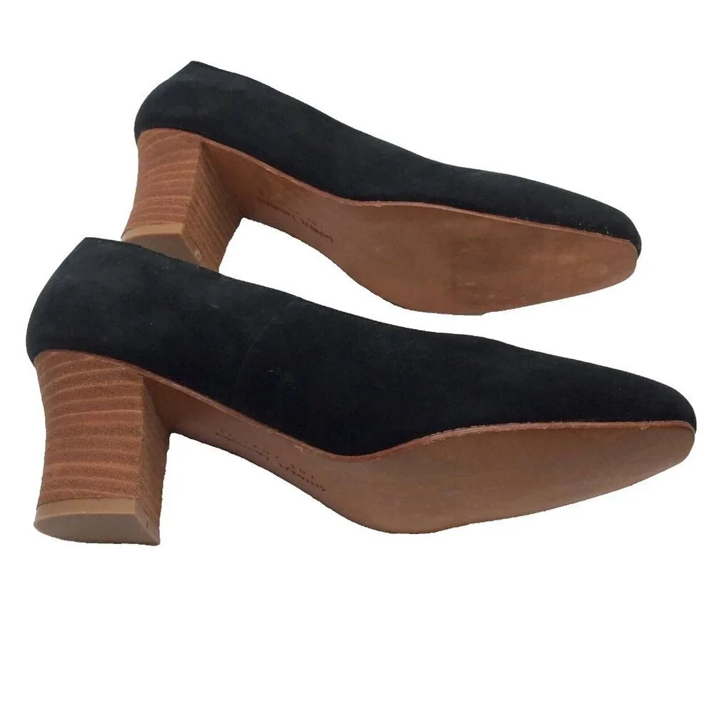 Chinese Laundry Black Suede Pumps Size 7.5 M NWOT
